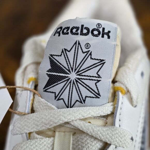 Reebok Club C 85 White Black Leather Shoes Classic Sneakers Women's 10 Brand New - Picture 11 of 16